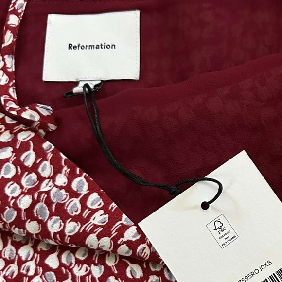 REFORMATION-Aubree Dress, size XS Roma Style-NWT-Retail $98 - Picture 8 of 15